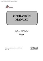 SX-330 SX-330F operation